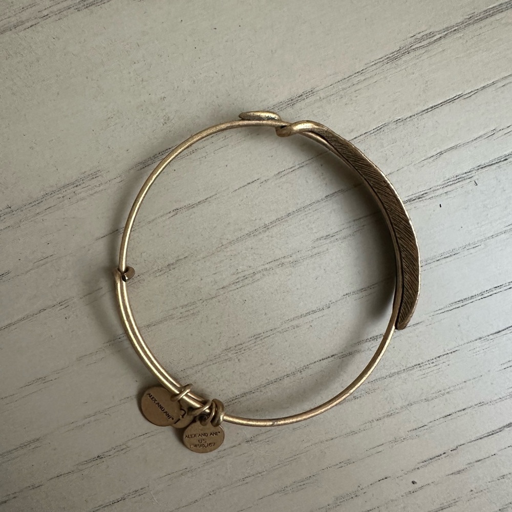 Alex and Ani Feather Bangle